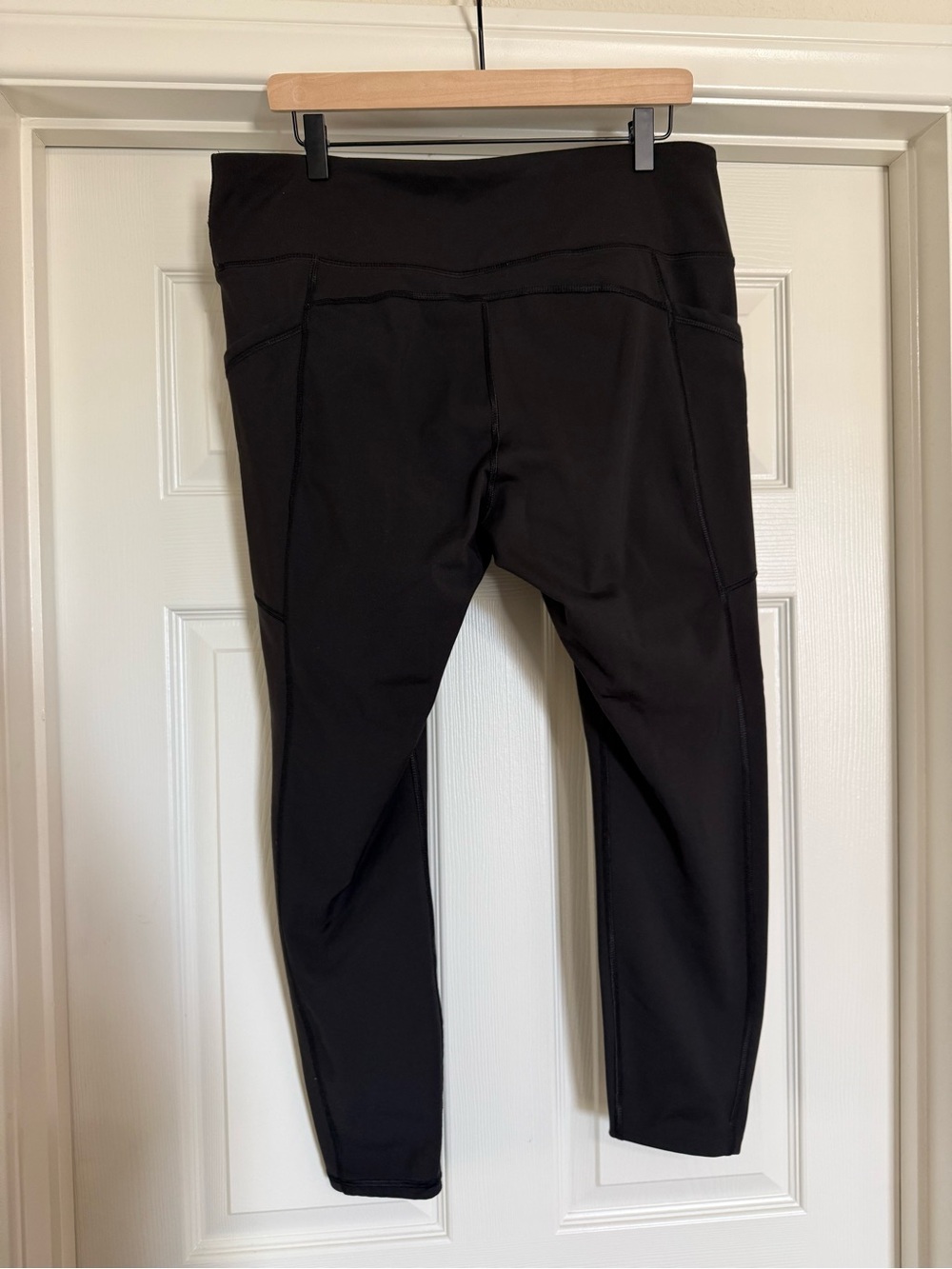 NWOT Member’s Mark Extra Warm High Rise Leggings XL Black Navy 2 Pair Bundle - Picture 4 of 12